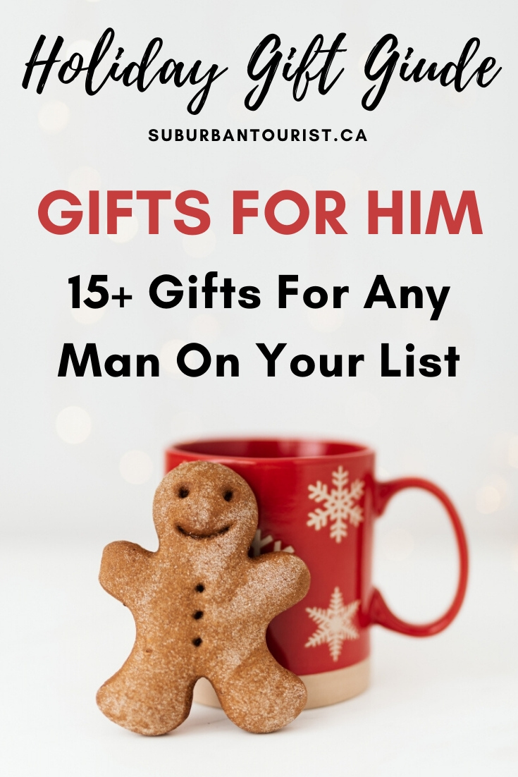 holiday gift guide for him - gifts for men