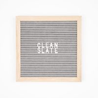 Letter board - Clean Slate sign