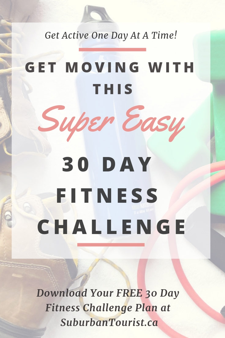 Take a Super Easy 30 Day Fitness Challenge and Get Moving 