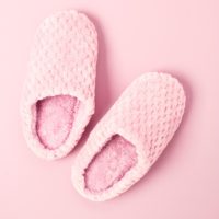A Relaxing Bedtime Routine - pink slippers