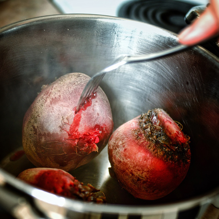 Boiled beets - cwikla recipe