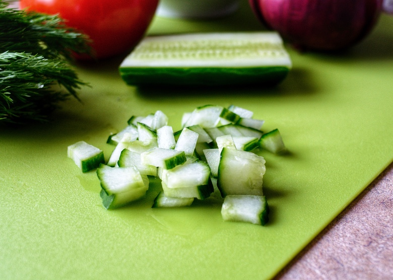 Chopped Cucumber Salad