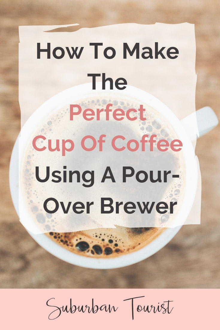 Tips on how to make the perfect cup of coffee using the pour over brewer method. #coffee #coffeetime #beverages 
