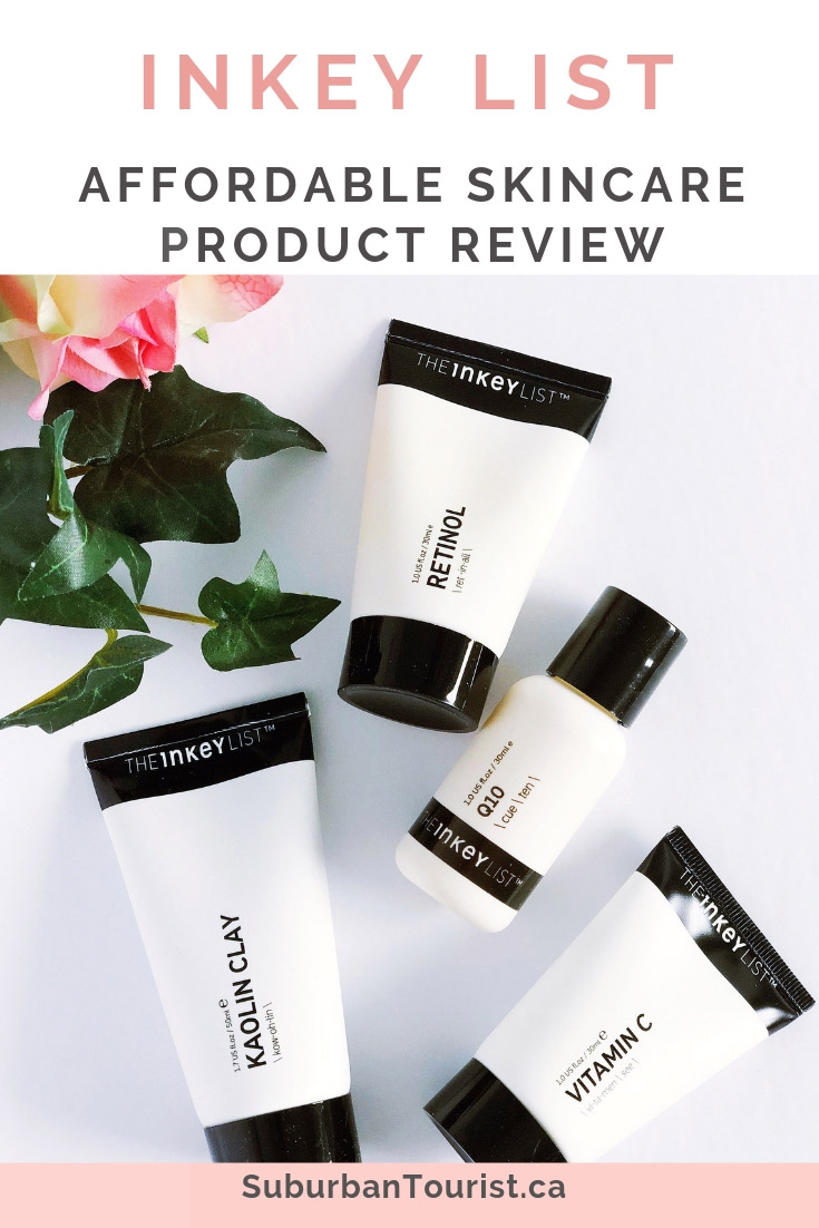 The Inkey List review - new skincare line in Canada