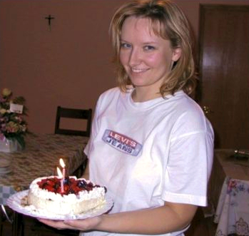Birthday cake and young woman - advice for twenty-somethings