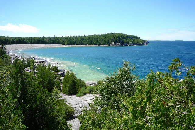 Hiking The Grotto And Cyprus Lake Trail at Bruce Peninsula National Park - Marr Lake