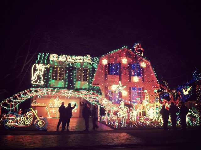 Musson House in Burlington, Ontario at Christmas