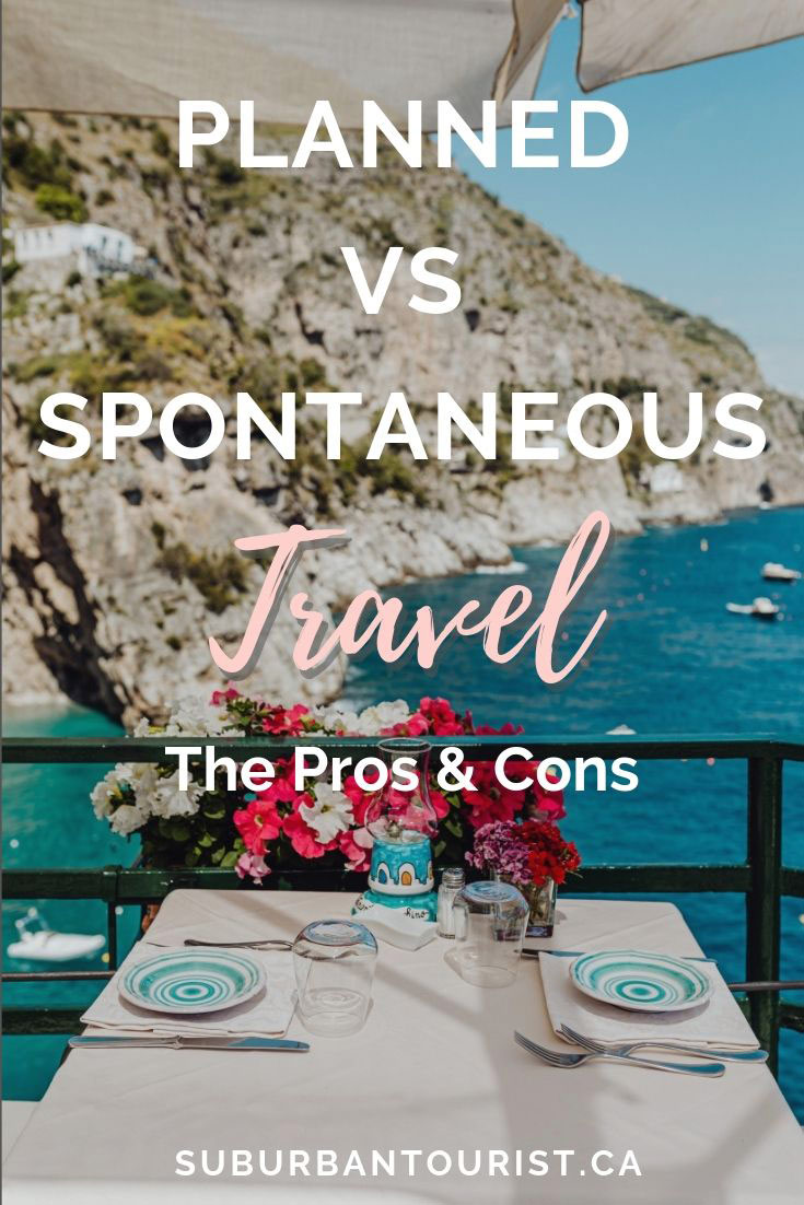 Planned Or Spontaneous Travel: Which One Is For You? Sometimes I like to have an travel itinerary, and sometimes it's great to go exploring spontaneously. #wanderlust #traveltips #travel #planning #travelideas #travels 