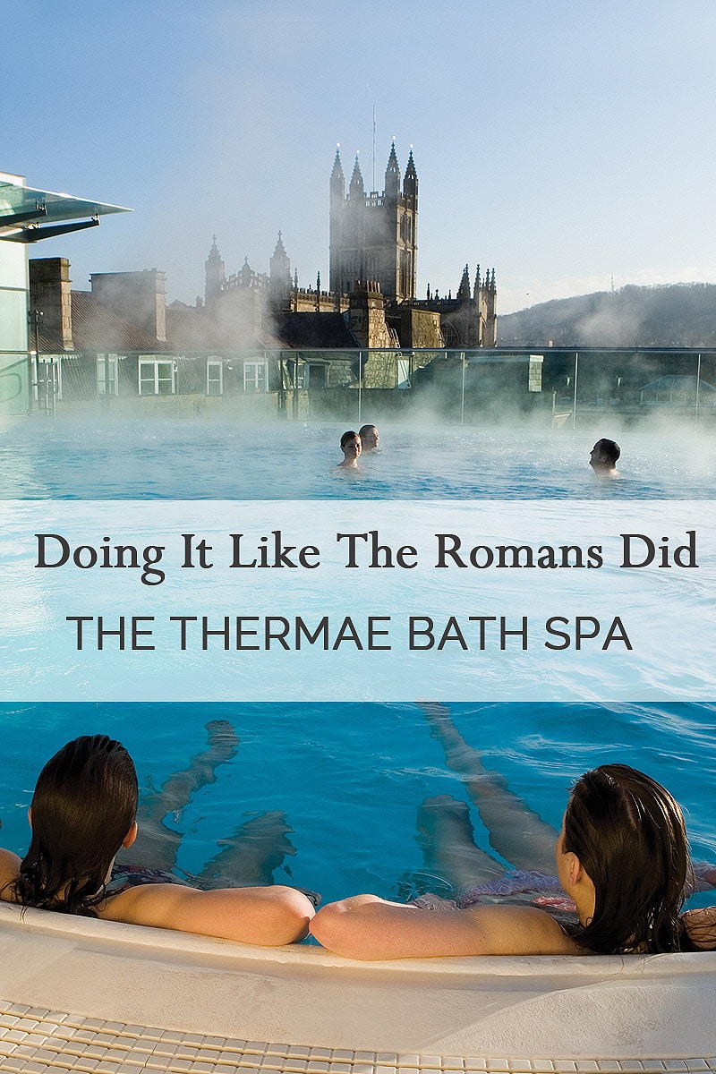 The Thermae Bath Spa experience in Bath UK is a throw back to what the Roman's experienced with the same thermal springs at the famous Bath Spa. Read up on what you can experience when you visit both the old and the new. #BathUK #spa #spadestination #traveldestination #travel #traveltips