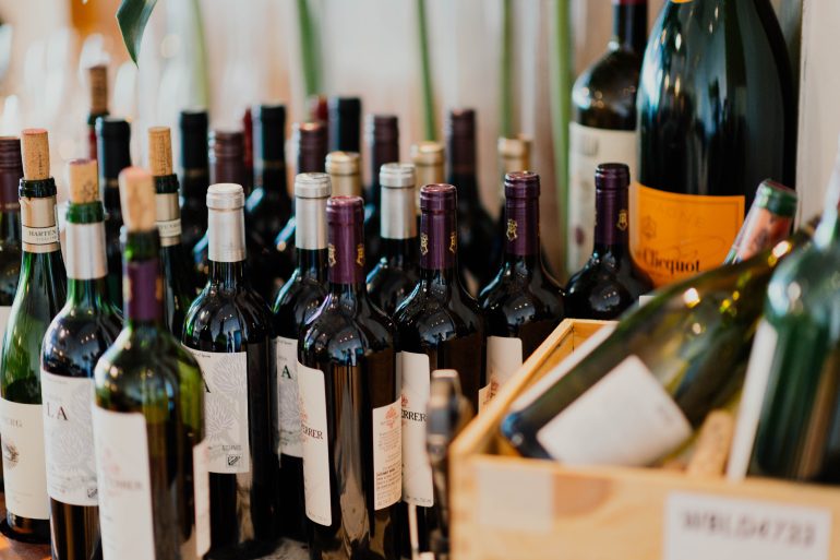 Tips for surviving the Holidays - stock up in advance - wine bottles